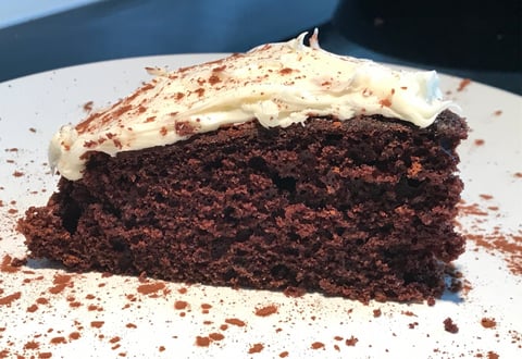 Gâteau au Chocolat et Glaçage à la Vanille