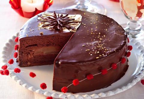 Gâteau au Chocolat  Saint Valentin