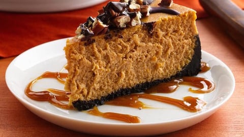 Gâteau au Fromage à la Citrouille et aux Turtle