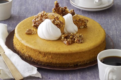 Gâteau au Fromage Praliné à la Citrouille
