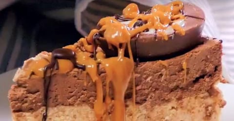 Gâteau au Fromage Sans Cuisson au Caramel et aux Oeufs Cadbury