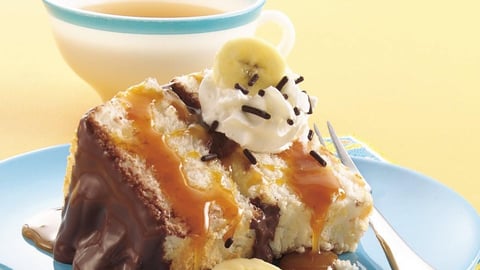 Gâteau aux Bananes Chocolat et Caramel