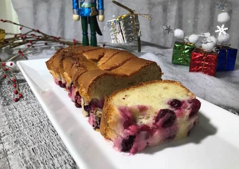 Gâteau aux Canneberges pour Noel