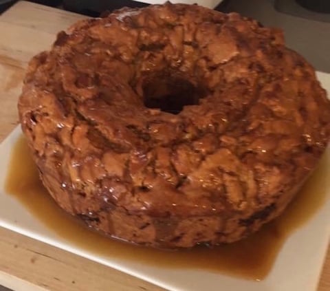 Gâteau aux Pommes et Caramel