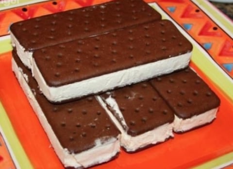 Gâteau aux Sandwichs à la Crème Glacée