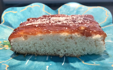 Gâteau Blanc avec Caramel