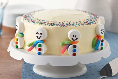Gâteau Bonhommes de Neige