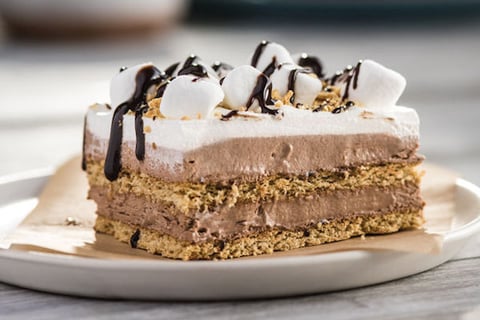 Gâteau Choco-Guimauve Sans Cuisson