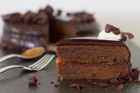 Gâteau Chocolat et Confiture D'abricot