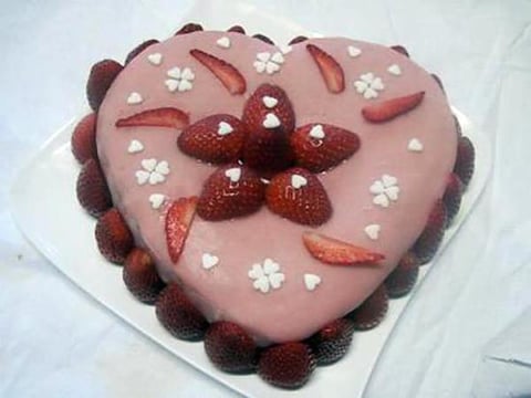 Gâteau Coeur de Saint Valentin