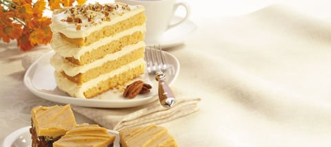 Gâteau Crémeux aux Noix et à L'érable