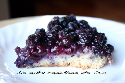 GÂTEAU D'ANTAN AUX BLEUETS ET À L'ÉRABLE