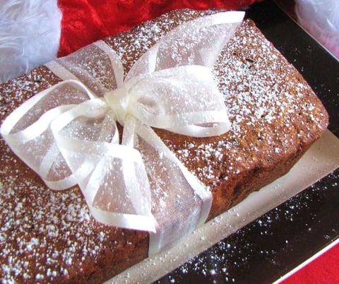 Gâteau de Noël aux Cerises