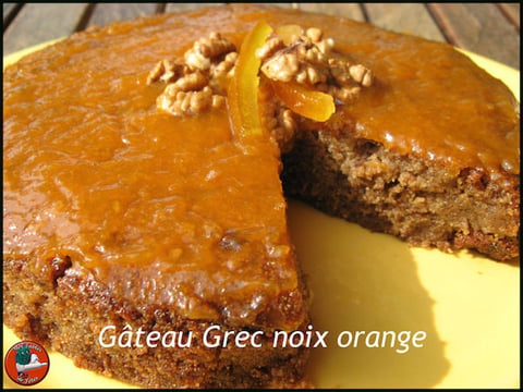 Gâteau de Noix à L'orange Grec