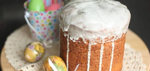 Kulich : Gâteau de Pâques Russe