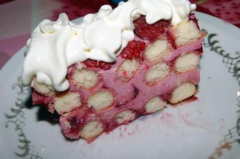 Gâteau Framboises Mascarpone Crème Fraiche