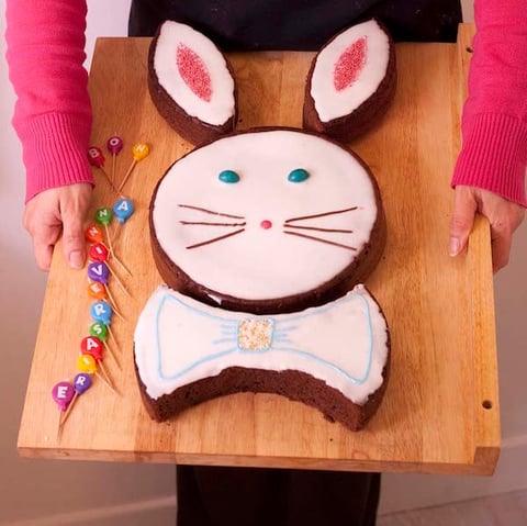 Gâteau Lapin de Pâques au Chocolat