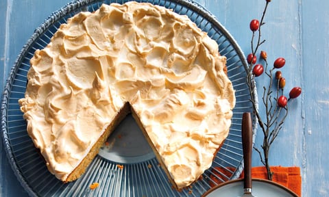 Gâteau Meringué aux Poires
