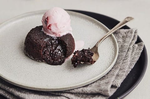 Gâteau Mi-Cuit au Chocolat (sans Gluten)