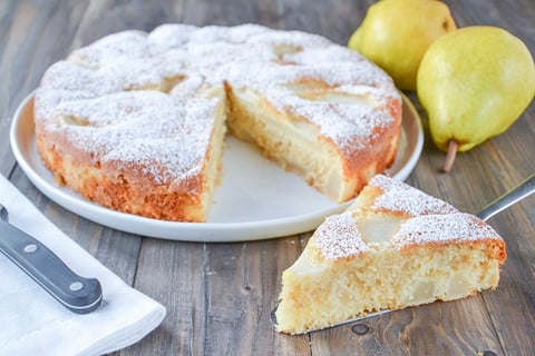 Gâteau Moelleux aux Poires