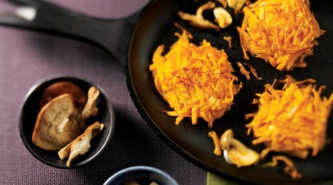 Galettes de Courges aux Champignons