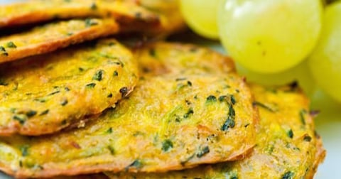 Galettes de Courgettes au Curcuma