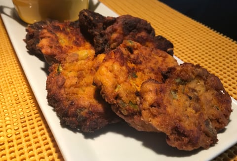 Galettes de Patates Douces Farcies de Thon