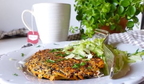 Galettes de Quinoa aux Carottes et Radis Noir