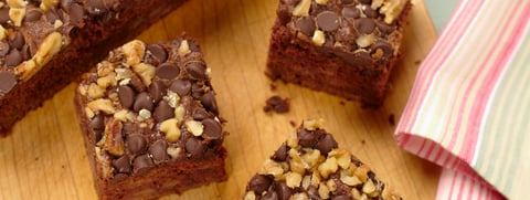 GÂTEAU AU CHOCOLAT À LA COMPOTE DE POMMES