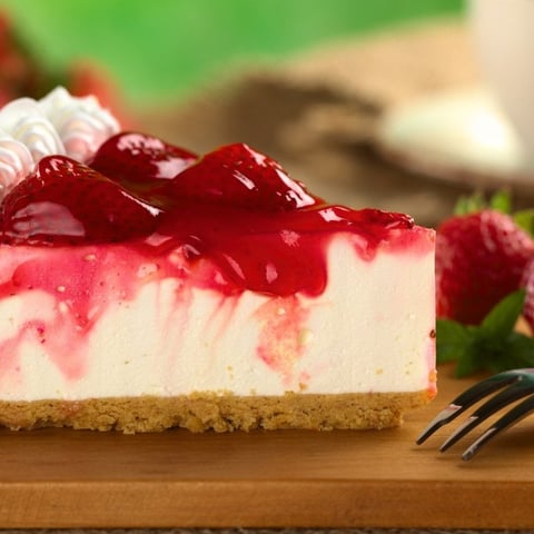 Gâteau au Fromage aux Fraises et à la Confiture