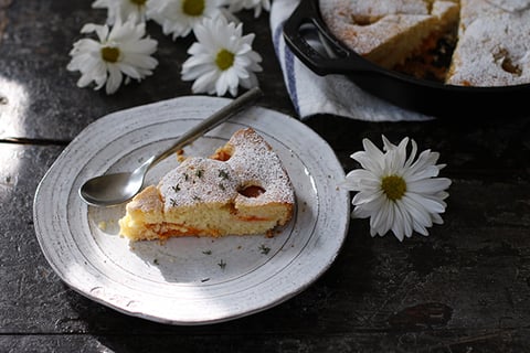 Gâteau aux Abricots et au Thym