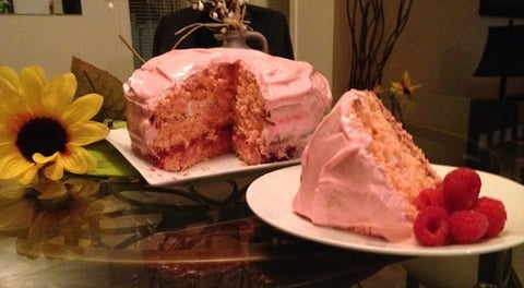 Gâteau aux Framboises