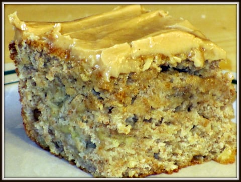 Gâteau-Collation aux Bananes et au Beurre D'arachide