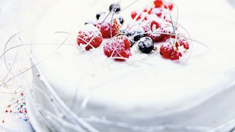 Gâteau Givré aux Fruits Rouges