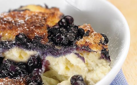 Gâteau-Pouding aux Bleuets