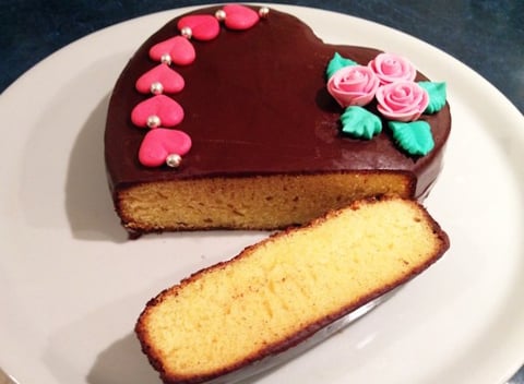 Gâteau Saint Valentin