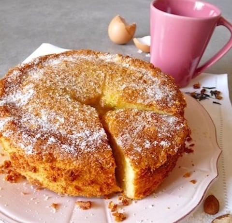 Gâteau Sans Gluten Citron-Amande au Coeur Fondant