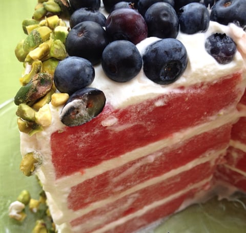 Gâteau-Surprise au Melon D’eau
