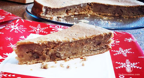 Gâteau Pudding aux Bananes Noix et Érable