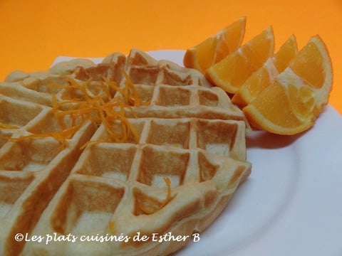 Gaufres à L'orange