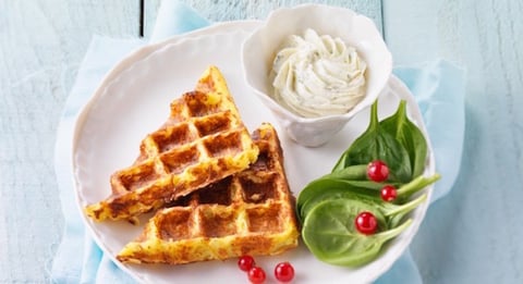 Gaufres de Pommes de Terre au Tartare