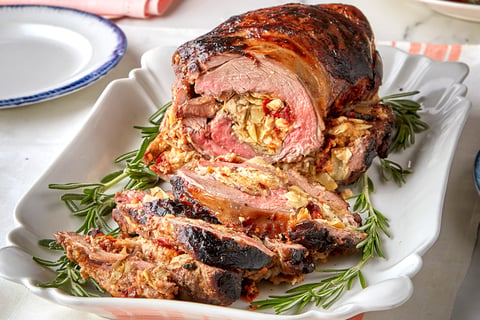 Gigot D’agneau à la Grecque
