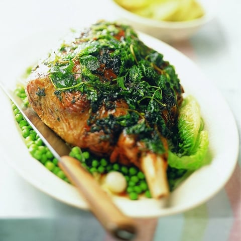 Gigot D'agneau à la Menthe, Petits Pois à la Française