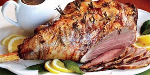 GIGOT D'AGNEAU À L'ÉRABLE ET LÉGUMES CARAMÉLISÉS