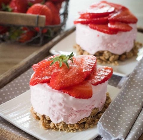 Glace à la Fraise ou Mousse à la Fraise