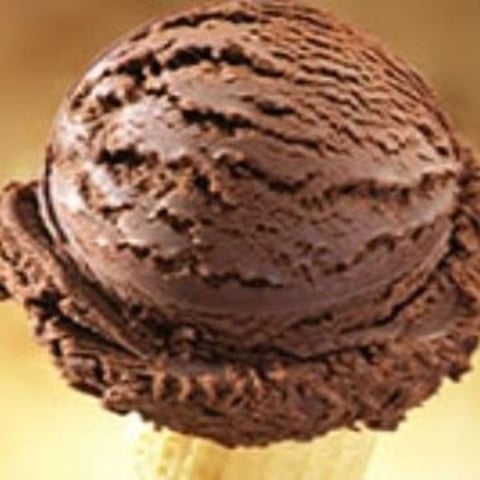 Glace au Chocolat à la Crème Anglaise
