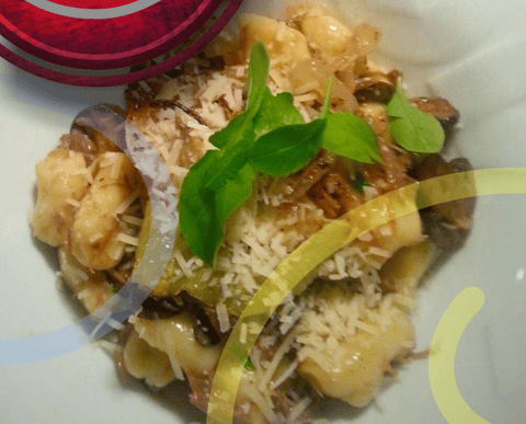 Gnocchis (maison) au Canard Confit