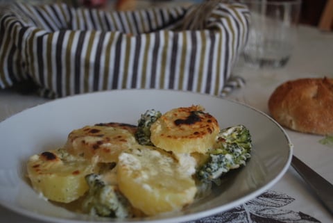 Gratin aux Brocolis et Pomme de Terre