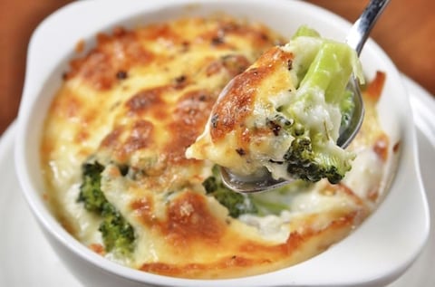 Gratin de Brocolis à L'emmental