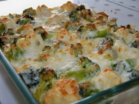 Gratin de Brocolis au Chèvre